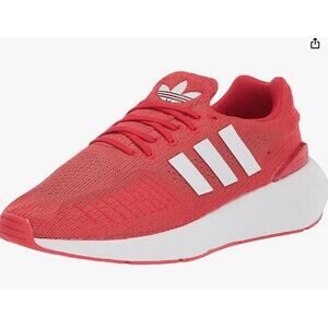 adidas Originals Men's Swift Run 22 Sneaker, Vivid Red/White/Altered Amber, 9